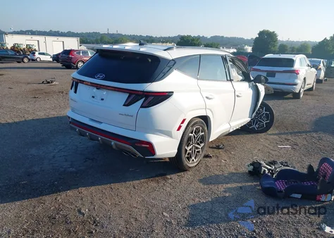 2024 Hyundai Tucson Hybrid N Line from USA, damaged, VIN KM8JFCD12RU189601